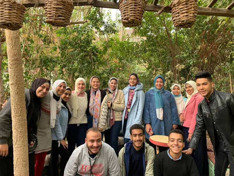 A workshop at the Faculty of Arts on planting roofs in cooperation with the "Plant a Tree for Social Development" Foundation