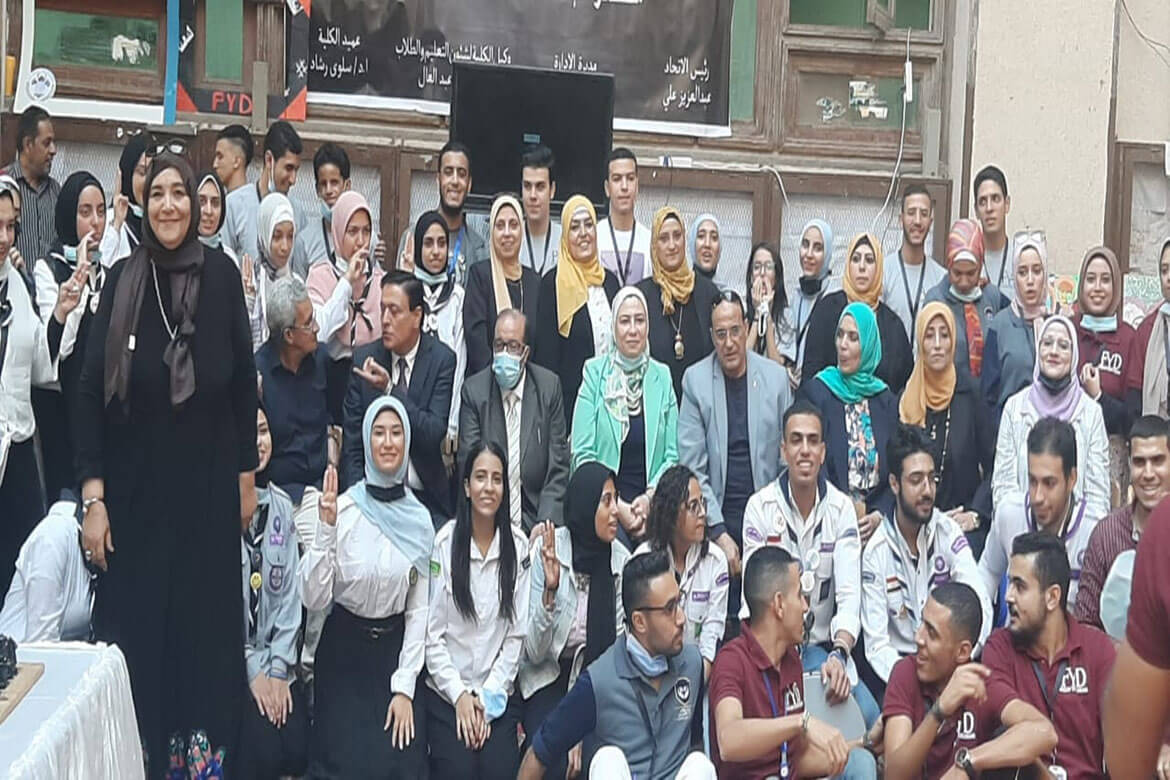 Faculty of Alsun, Ain Shams University, celebrates the reception of new students