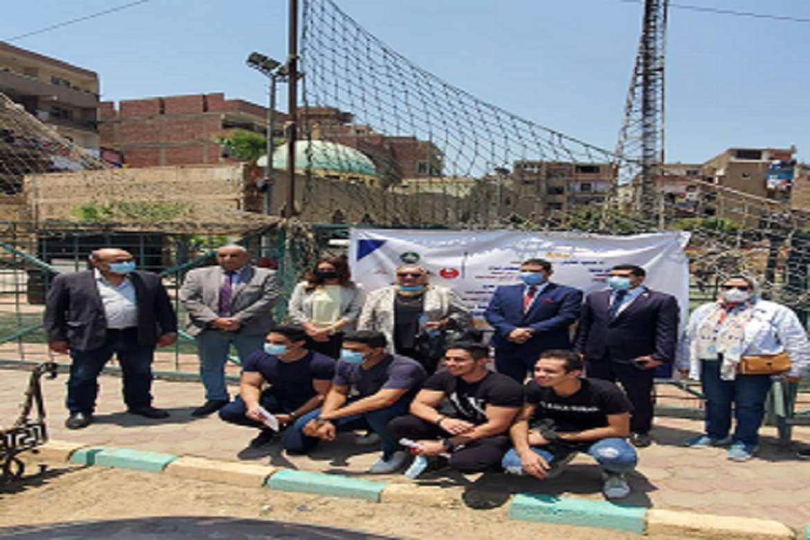 The Faculty of Business organizes a community convoy in the Agouza district