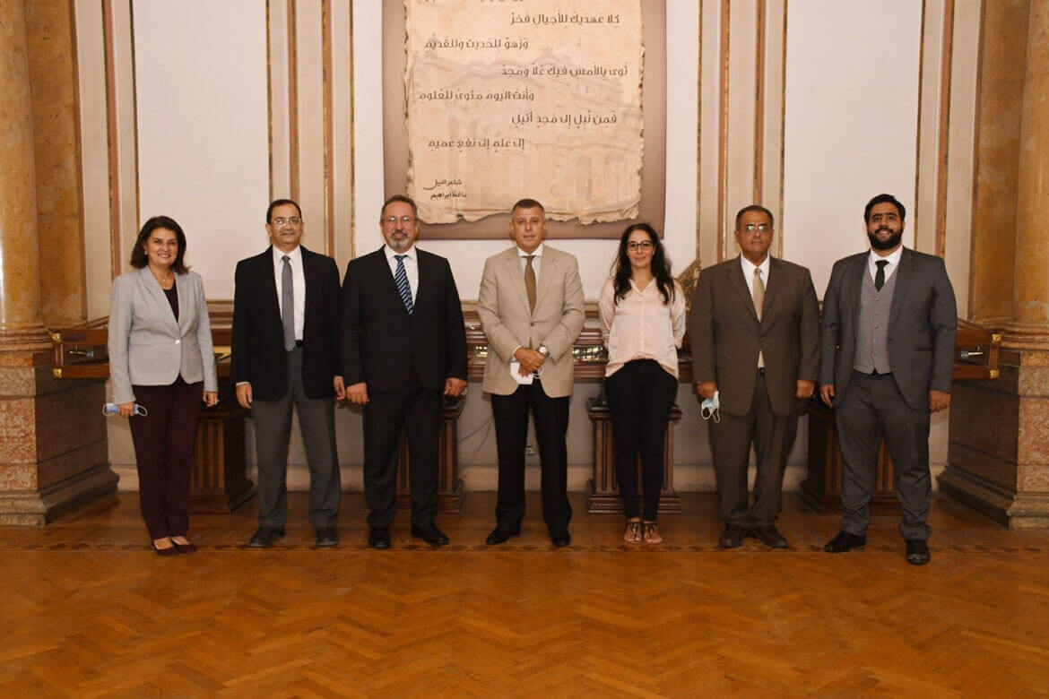 Signing a memorandum of understanding between Ain Shams University and Gustave Eiffel University in France