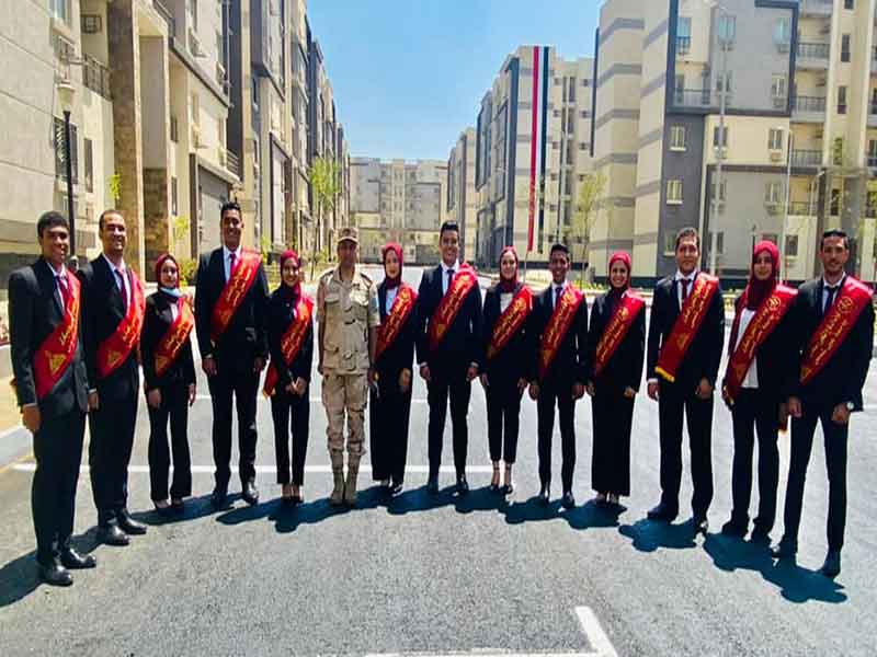 HE, the President of the Republic inaugurates 5 housing projects with the participation of Ain Shams University students via video conference