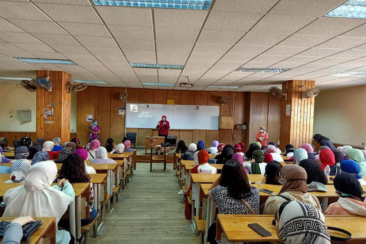 The Italian Language Department at the Faculty of Al-Alsun organizes an orientation day for newcomers