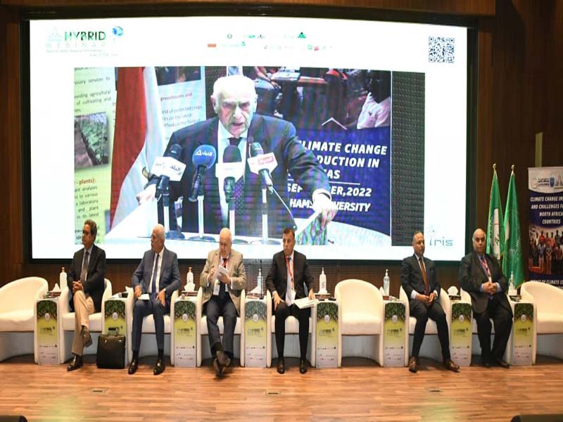 جامعة عين شمس تستضيف الحدث الأهم للتحضير لCOP27 .. مبادرة تأثير تغير المناخ على إنتاج الغذاء في المناطق الجافة