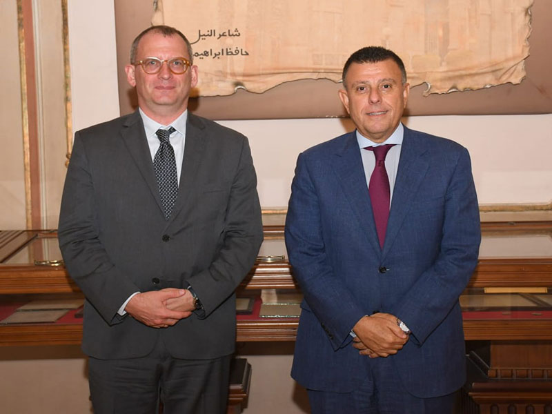 The President of Ain Shams University receives the Polish ambassador in Cairo to discuss ways of cooperation with Polish universities