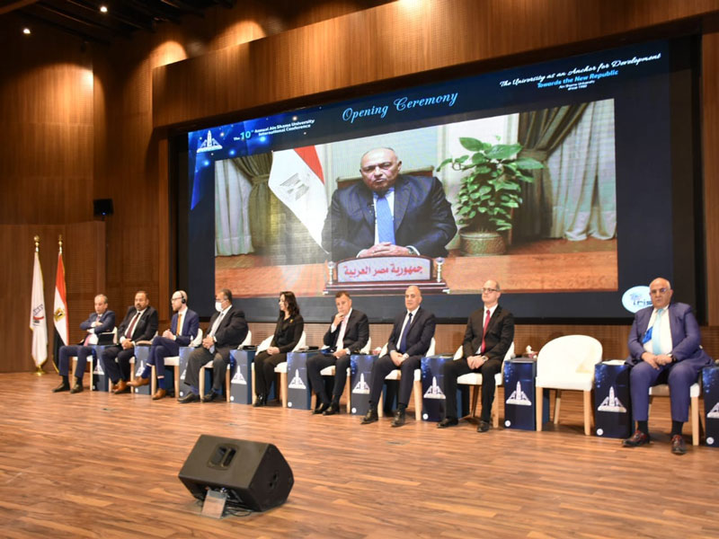 Opening of the 10th scientific conference of Ain Shams University, the University as an Anchor of Development…Towards the New Republic