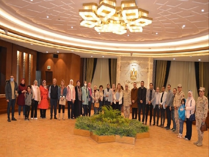 The Faculty of Graduate Studies for Childhood in a field visit to the New Administrative Capital