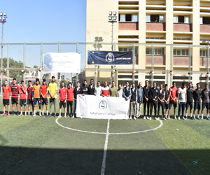 The Vice President of Ain Shams University honors the first-place winners of the Seventh Family Cup for Egypt