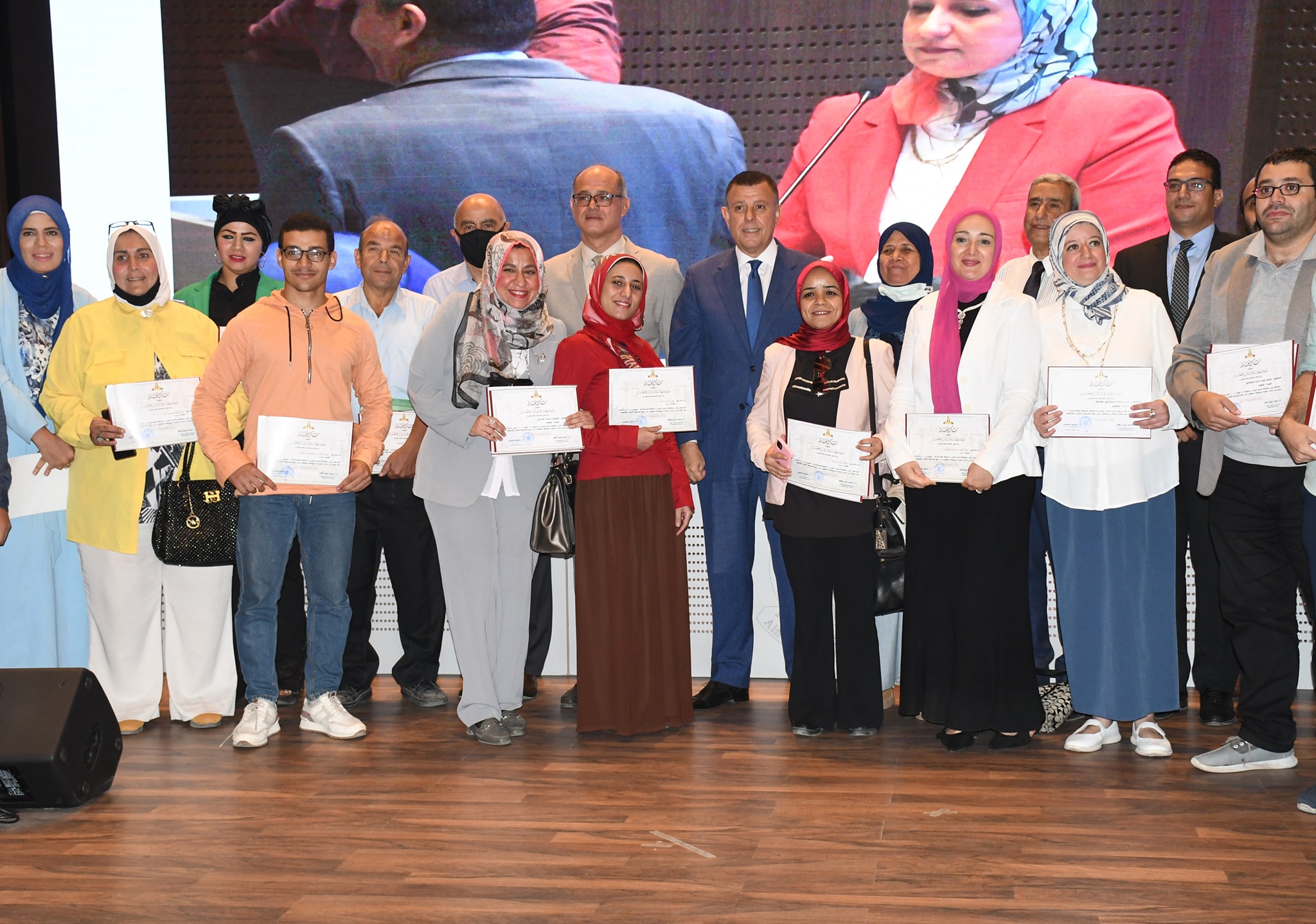 Honoring the 29th batch and the exceptional batch of recipients of the international publishing Reward at Ain Shams University
