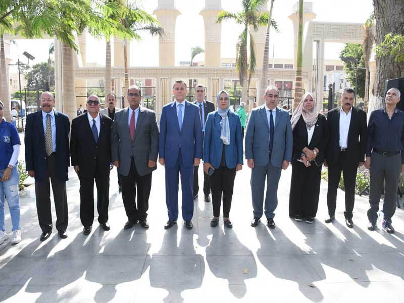 The launch of the activities of the new academic year at Ain Shams University in the presence of the university president and vice presidents