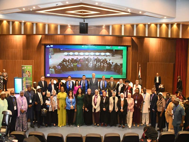 انطلاق فعاليات المؤتمر السنوي الدولي الرابع للصحة العامة برحاب جامعة عين شمس