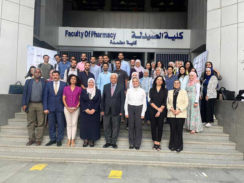 A workshop at the Faculty of Pharmacy on intellectual property rights in cooperation with the Academy of Scientific Research