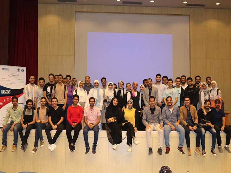 The conclusion of the activities of the IELTS qualification workshop at the Faculty of Engineering, Ain Shams University