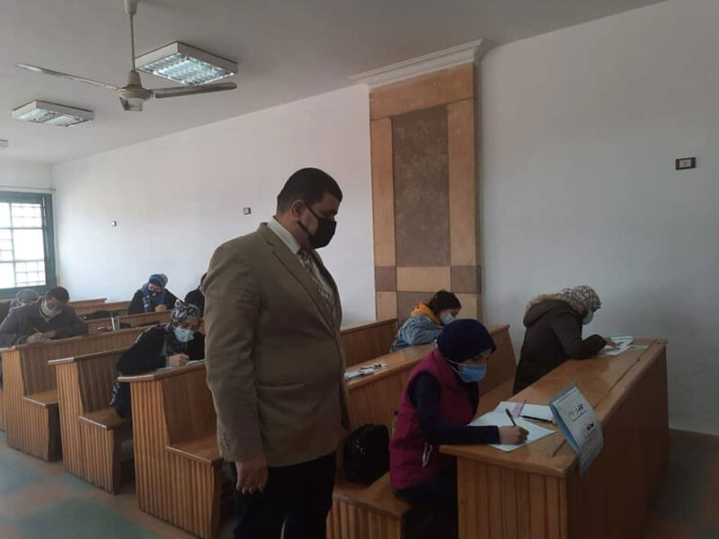 The start of postgraduate exams at the Faculty of Archeology amid strict precautionary measures