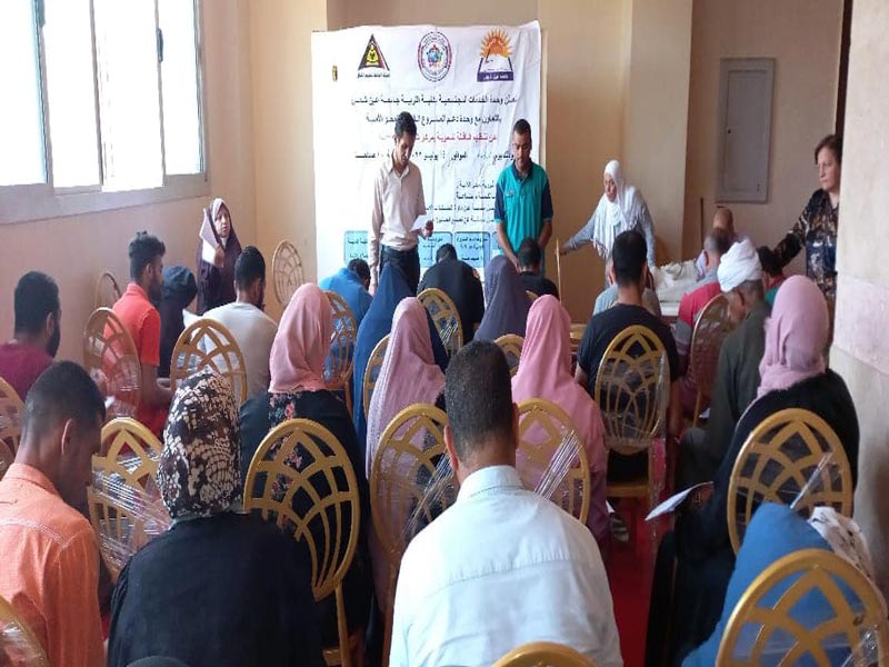 The closing of the activities of the convoy of the Faculty of Education, Ain Shams University to serve the people of the Marg area, Cairo Governorate