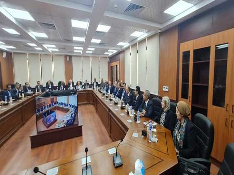 The Legal Studies Sector Committee of the Supreme Council of Universities holds its periodic meeting at the Faculty of Law