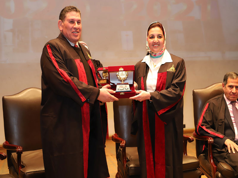 The Faculty of Pharmacy celebrates the graduation of two batches of the International Design Program with the credit-hour system