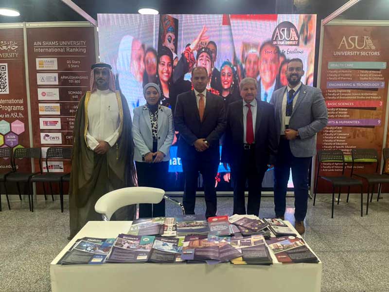 نجاح كبير لجناح جامعة عين شمس بمعرض إكسبو العرب الأول بالأردن 2022
