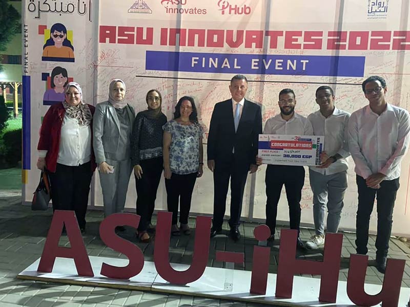 The Faculty of computer and information Sciences wins first positions in Ain Shams Innovates competition 2022