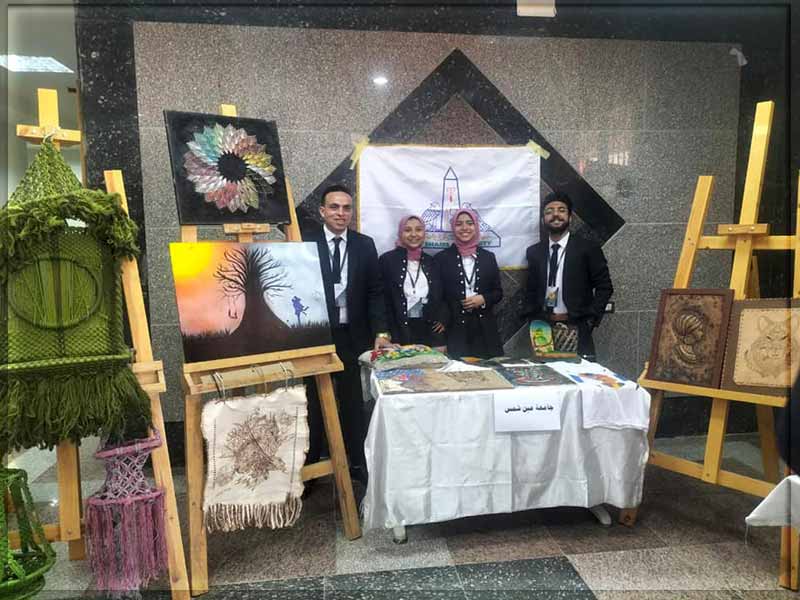 The conclusion of the activities of the folk crafts festival in Aswan, with the participation of the Ain Shams University scouts