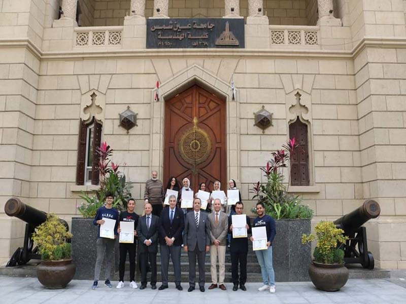 Enactus مجلس كلية الهندسة جامعة عين شمس يُكرم فريق الفائز بكأس العالم 2022 الذي أقيم في بورتوريكو