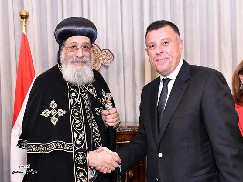 The President of the University Attends the Book Signing Ceremony of "Pope Tawadros II... Years of Love for God and the Country"
