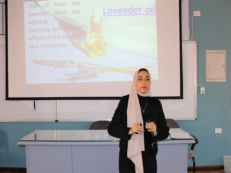 A lecture discussing "Plants and the Environment for Sustainable Development" at the Faculty of Science