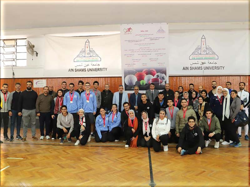 Speedball Championship in the 49th Egyptian Universities Tournament on Ain Shams University stadiums