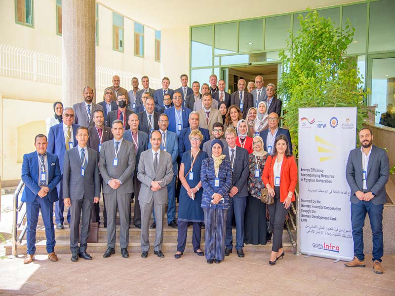 A workshop on raising energy efficiency project in Egyptian universities at the headquarters of the National Committee for Education, Science and Culture
