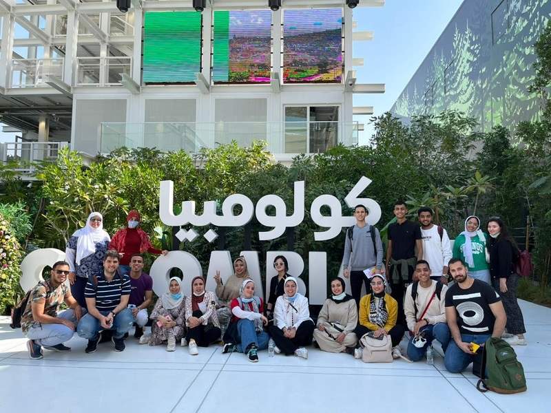 The particulars of the first days of Ain Shams University team's visit to EXPO 2020 Dubai
