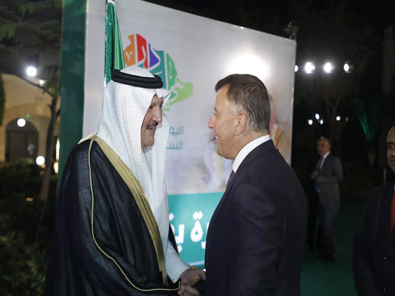 رئيس جامعة عين شمس يشارك في احتفال المملكة العربية السعودية بعيدها الوطني