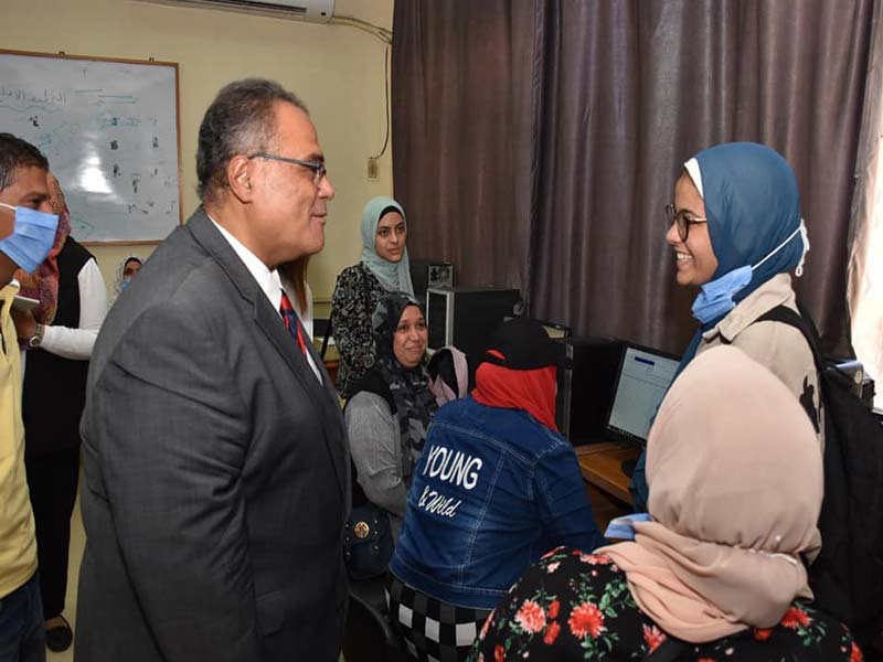 During the first phase of coordination... 3795 students benefit from the electronic coordination service at Ain Shams University laboratories