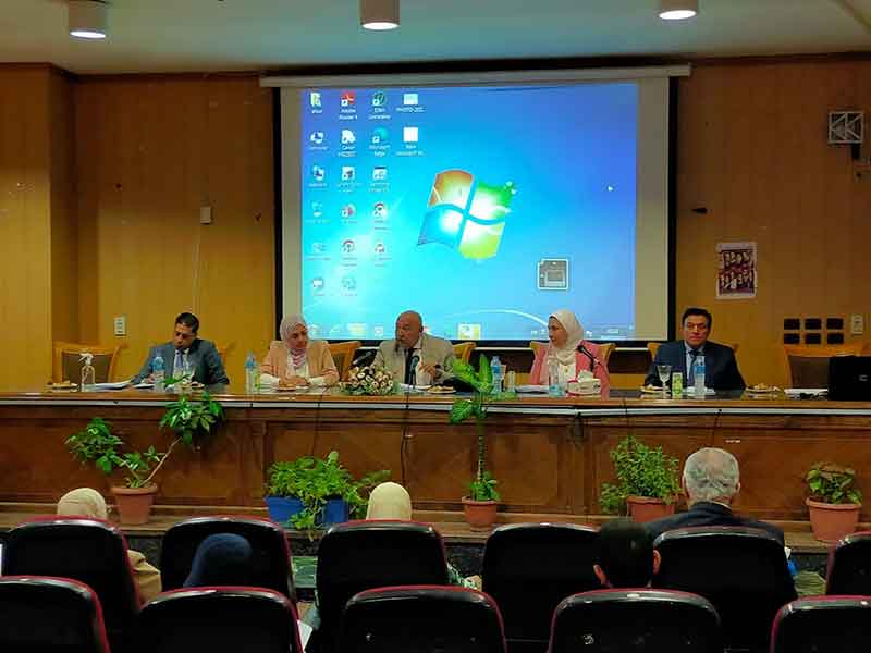 The Faculty of Al-Alsun Council honors Dr. Hesham Tamraz, Vice President of the University for Community Service and Environmental Development