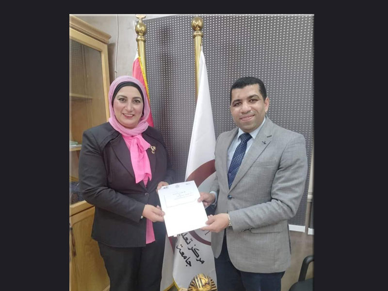 Signing a cooperation protocol between the Adult Education Center at Ain Shams University and the Forsan Al Hadidi Foundation for Development and Care