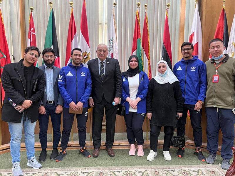 مشاركة جامعة عين شمس في ثاني أيام فعاليات ملتقى الصداقة الدولي الأول لشباب الجامعات