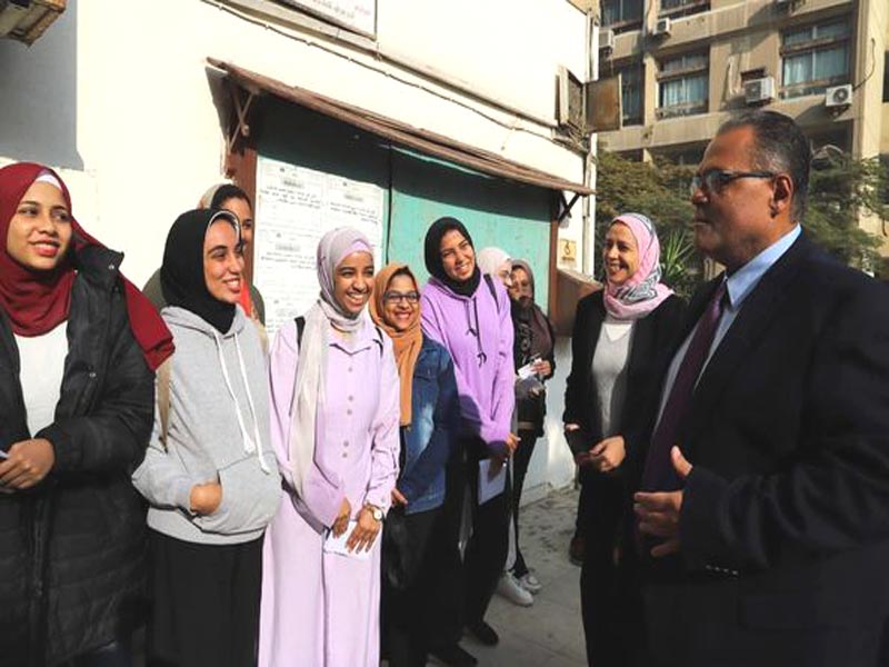 Ain Shams University is witnessing a state of student momentum in preparation for the first round of the student union elections marathon for university faculties
