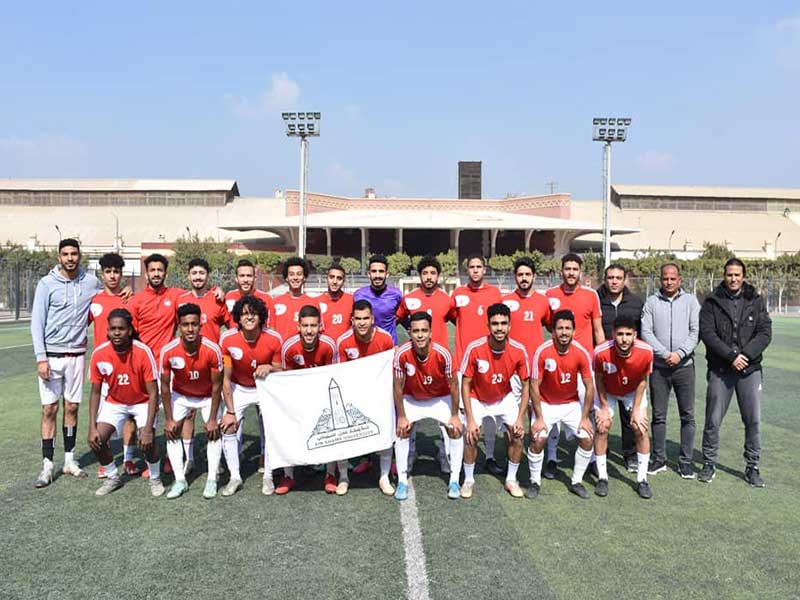 Tie score for Ain Shams and Fayoum teams in the football tournament of the forty-ninth Egyptian Universities