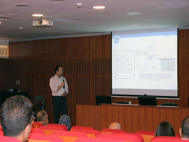 A workshop entitled (Smart Building Systems) at the Faculty of Engineering