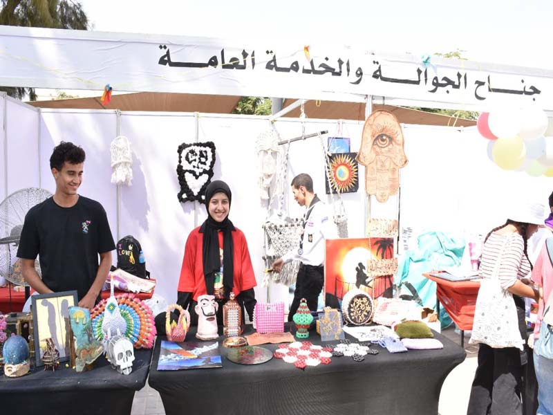 On the second day…the continuation of the activities of the reception festival for the new university year at Ain Shams University