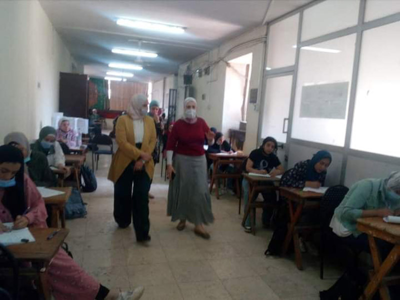 The start of the second semester exams in the Faculty of Girls