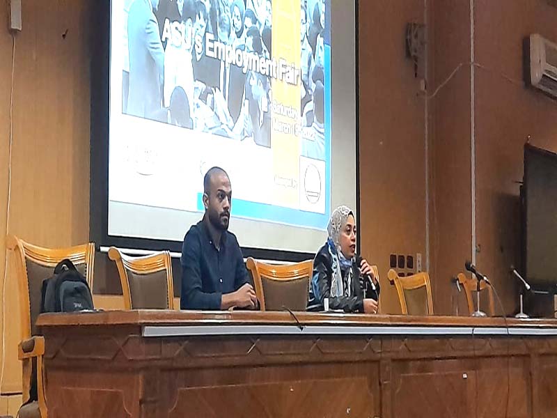 A workshop for the Career Center at Ain Shams University, hosted by the Faculty of Al-Alsun