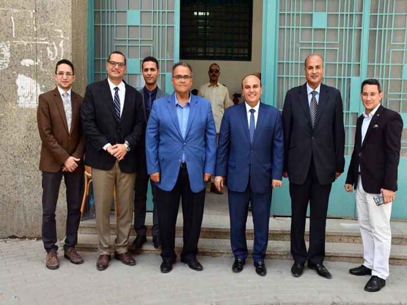 Vice President of Ain Shams University for Education and Student Affairs inspects the examination panels of the Faculty of Law