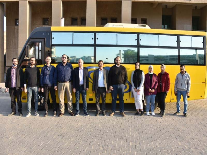 Ain Shams University Medical convoy on its way to Fayoum Governorate