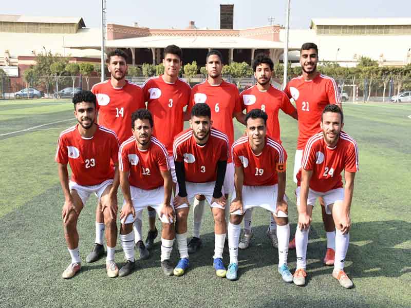 فوز منتخبي جامعة عين شمس للكرة الطائرة وكرة القدم ضمن مباريات بطولة دورة الجامعات المصرية