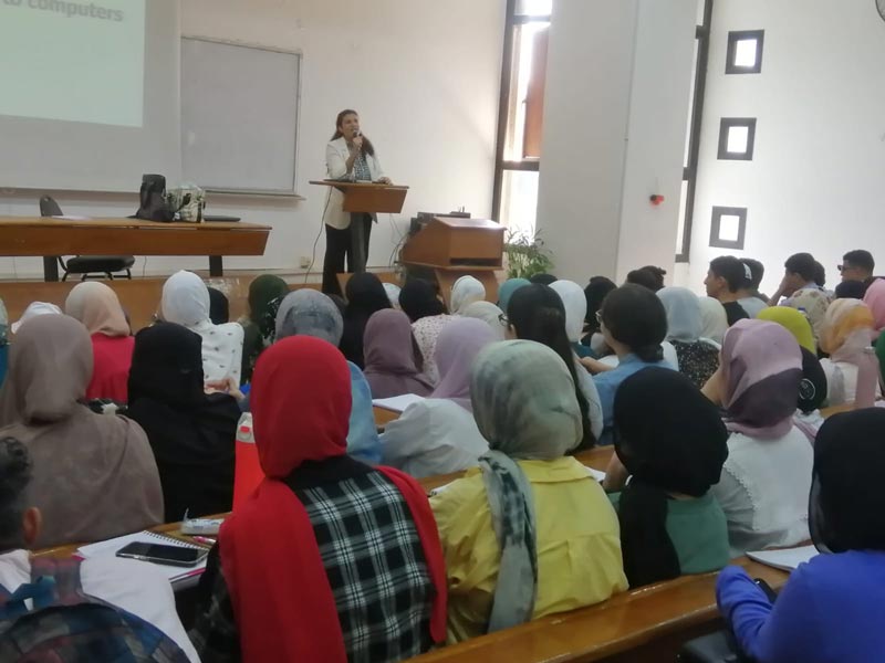 The Faculty of Computers, Ain Shams University receives 2000 male and female students on the first day of the start of the academic year