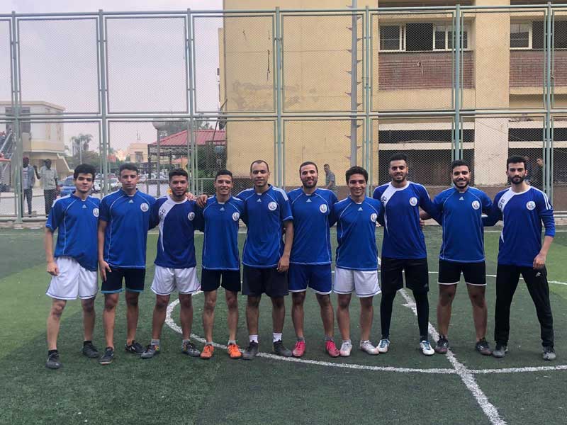 بطولة دوري كرة القدم الخماسي طلبة وطالبات بدوري جامعة عين شمس الرياضي