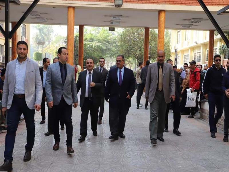 The launch of the student elections marathon at Ain Shams University for the current academic year