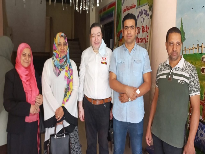 The participation of the Faculty of Education in a development convoy in Shebin El-Qanater, Qalyubia Governorate