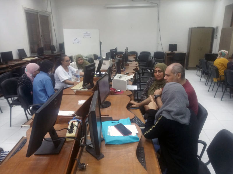 In the first days of the second phase of coordination of universities... Average turnout for electronic coordination laboratories at the Faculty of Engineering