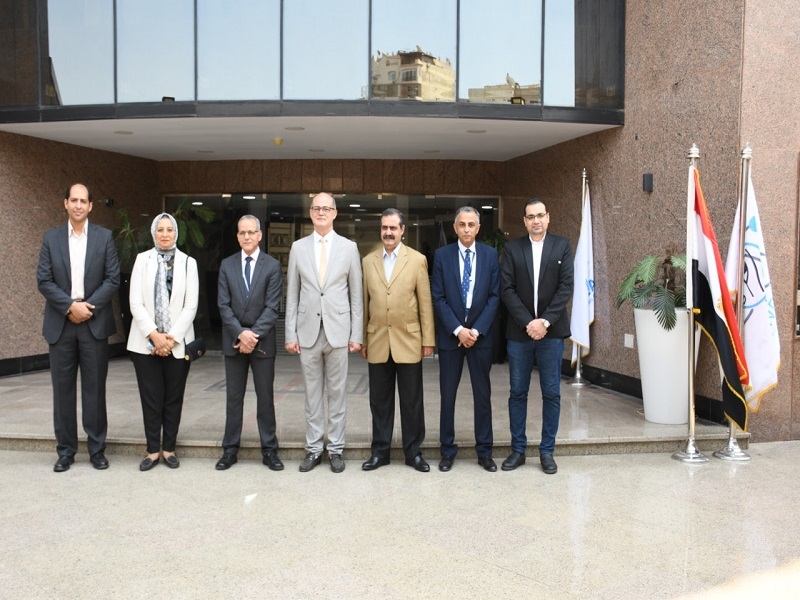 A delegation from Ain Shams University visits the Nuclear and Radiological Regulatory Authority