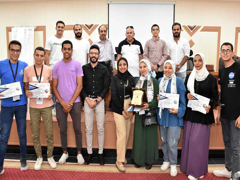 The closing ceremony of the Knowledge Cup competition at Ain Shams University, amid widespread praise from the delegations of 23 participating universities